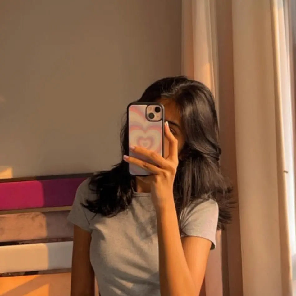 Aesthetic heart (Phone glass case)