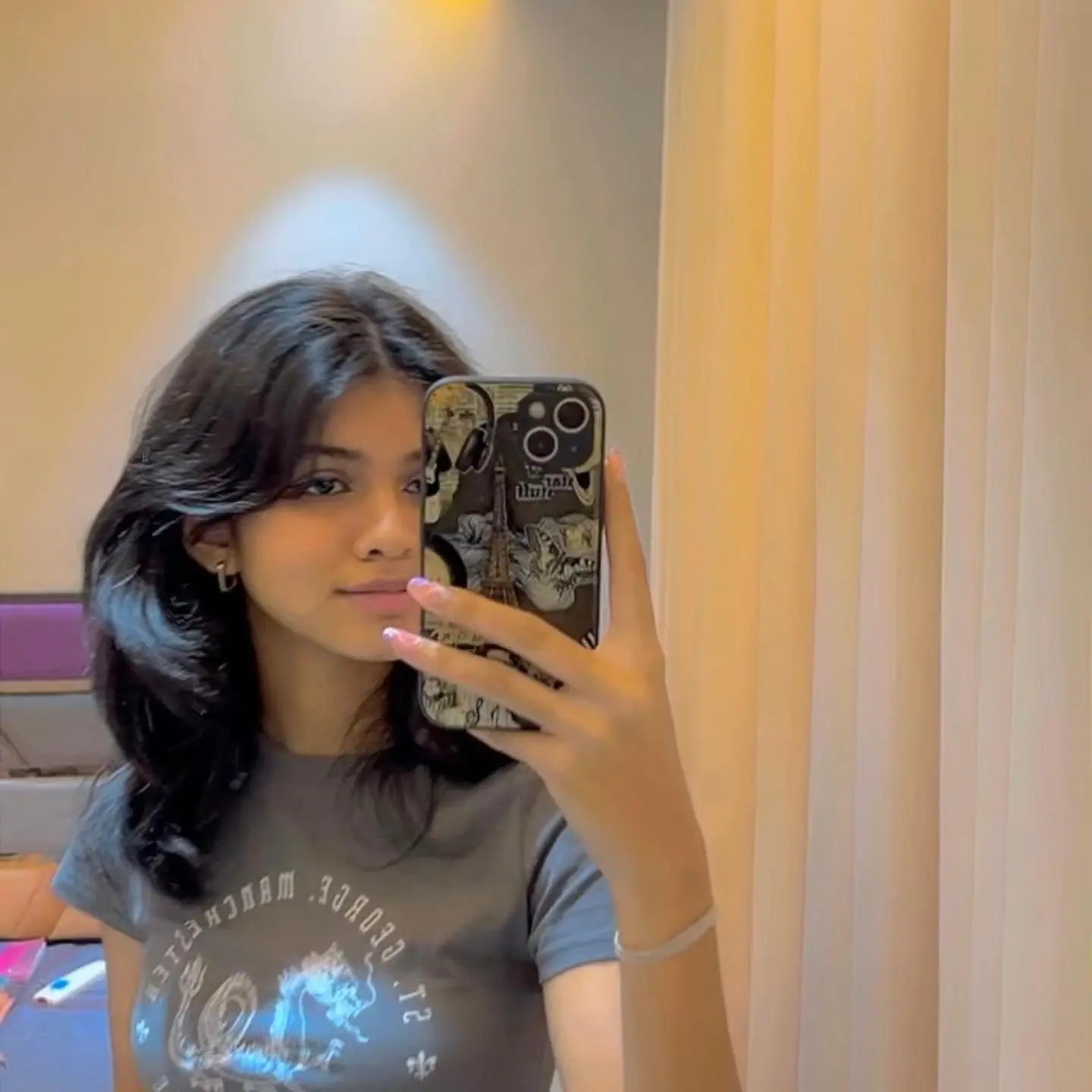 Paris aesthetic (Phone glass case)