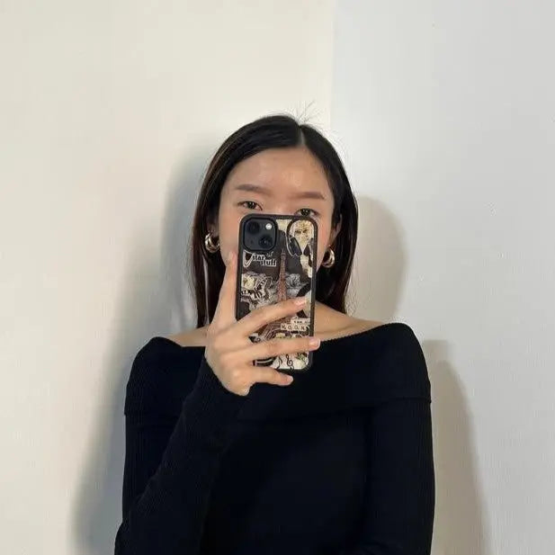 Paris aesthetic (Phone glass case)