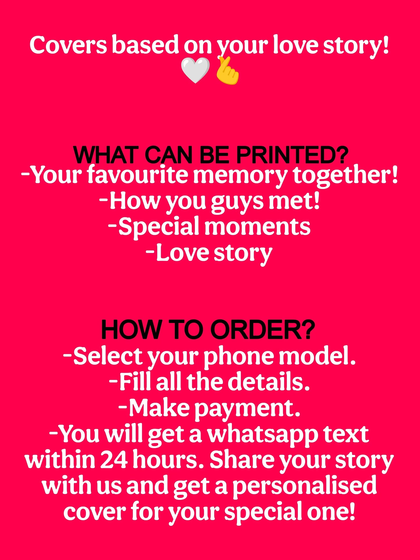 Love Story Glass Phone Cover