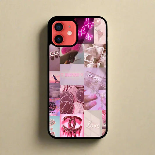 Pinkish Aesthetic (iPhone glass case) CoverMate