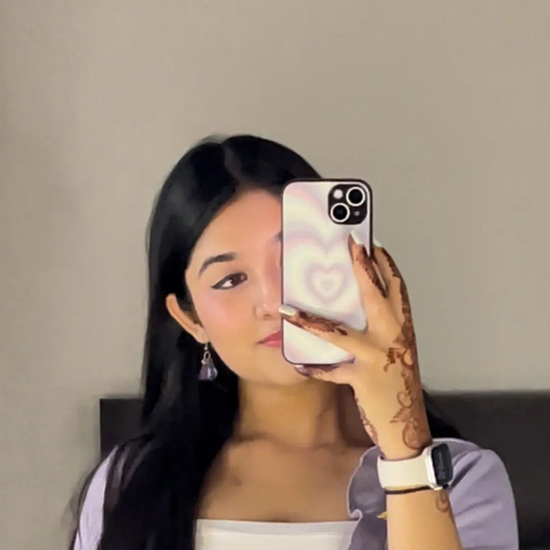 Aesthetic heart (Phone glass case)