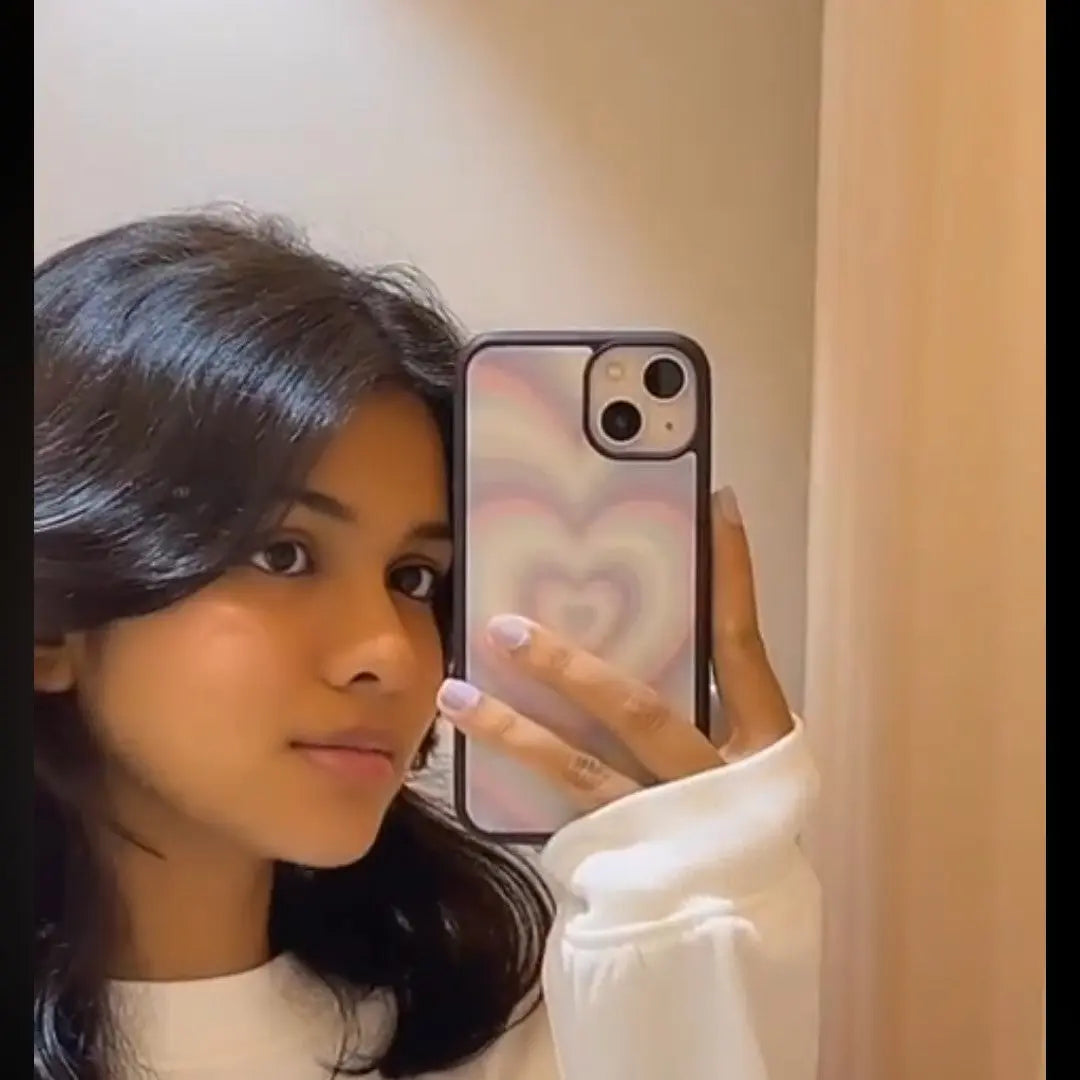 Aesthetic heart (Phone glass case)