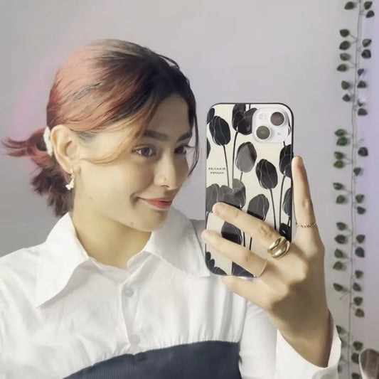 Black Tulips (Phone glass cover)