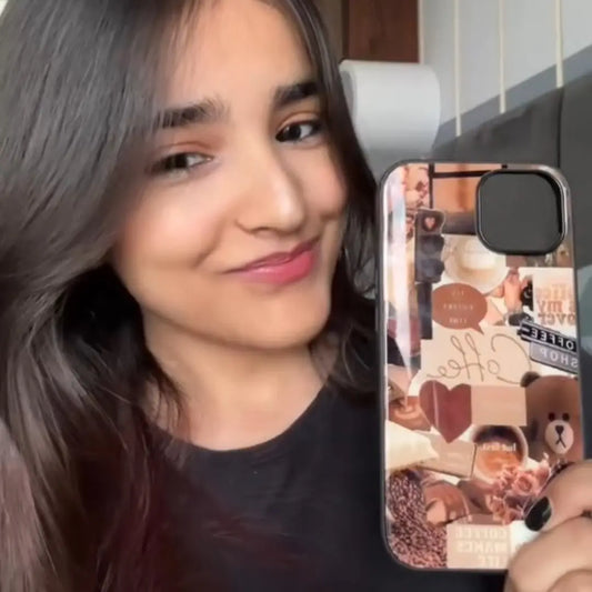 Coffee aesthetic (phone glass cover)