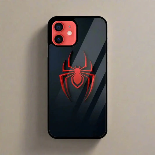 Spider man logo (iPhone glass case) CoverMate