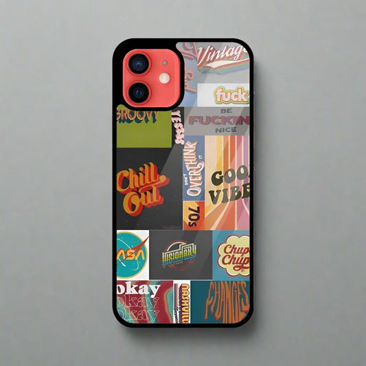 Vintage brands (Phone glass cover)