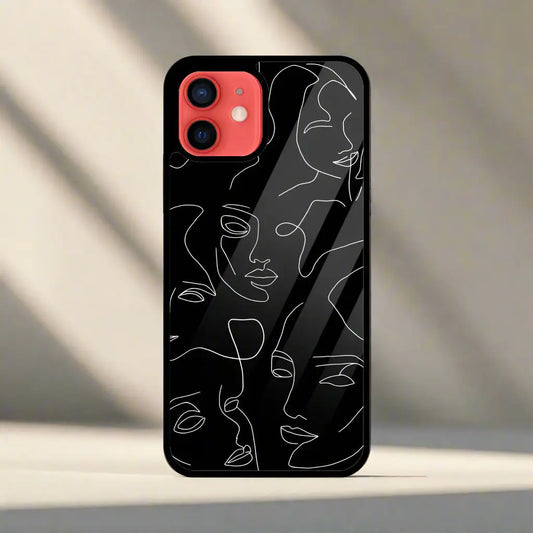 self canvas black (glass cover)