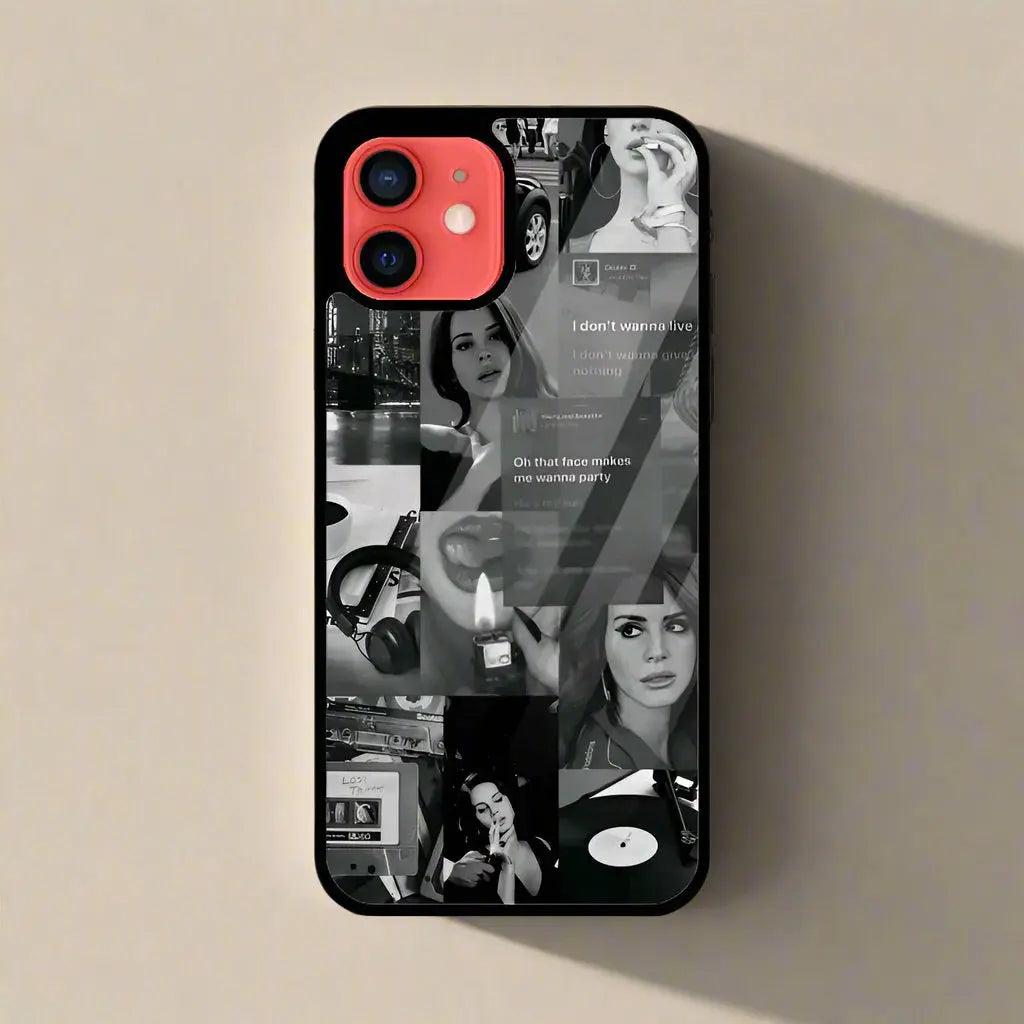 Lana del rey dark aesthetic (phone glass cover)