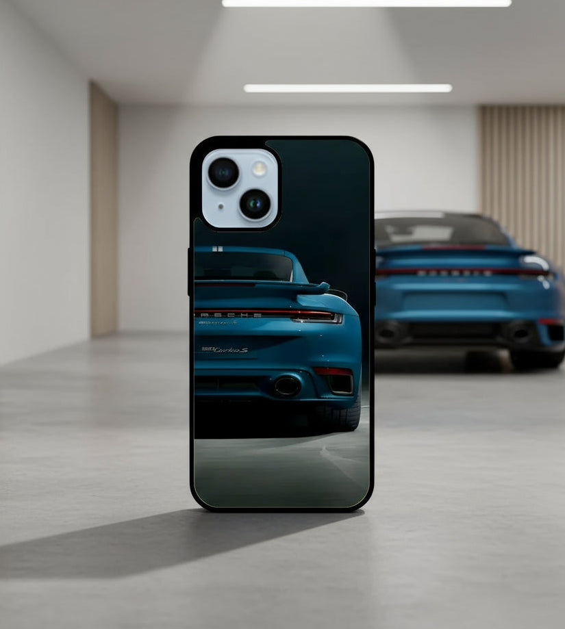 Porsche blue (phone glass cover)