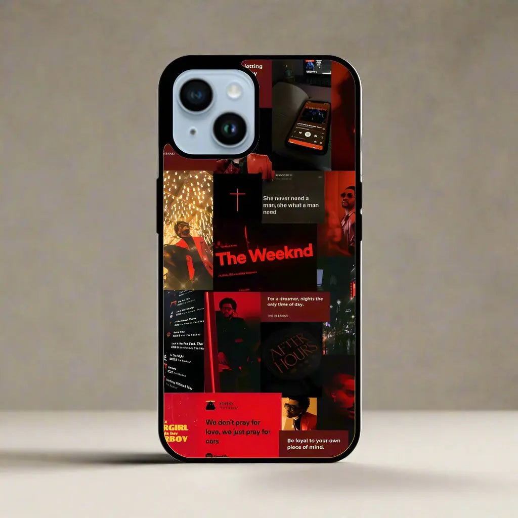 Weeknd aesthetic (phone glass cover)