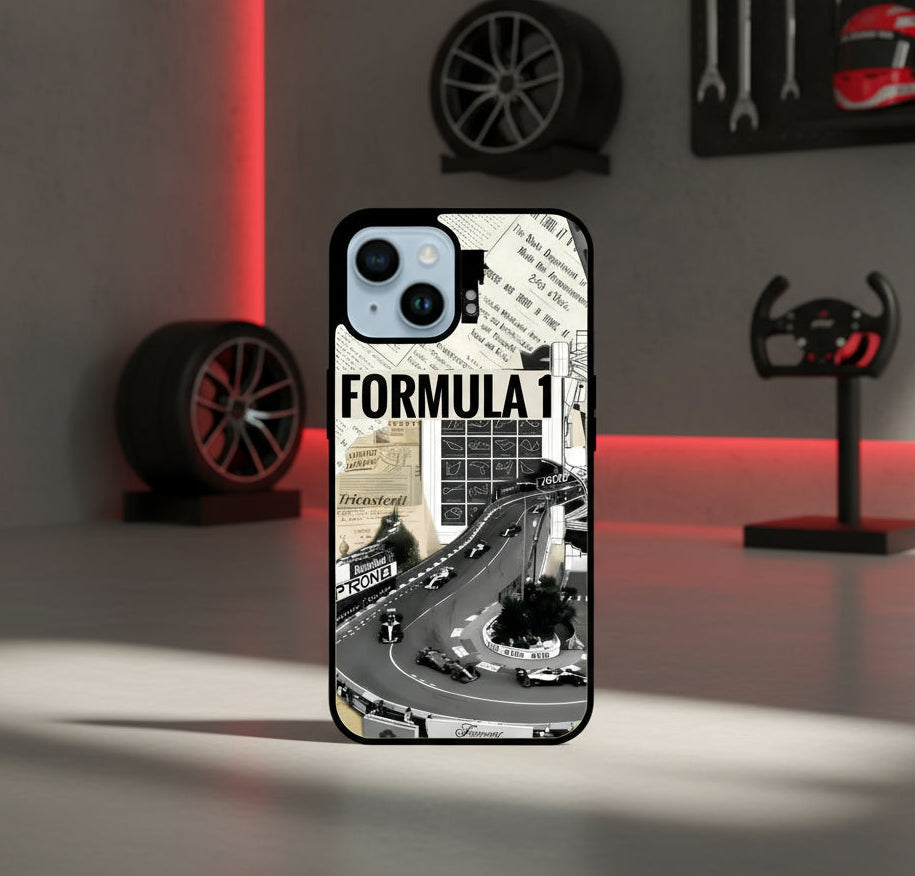 Formula 1 aesthetic (phone glass cover)