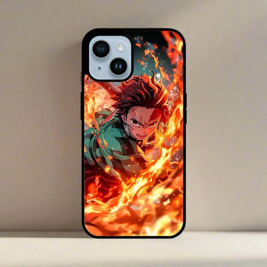 Demon slayer anime glass cover