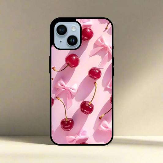 Cherry aesthetic (phone glass cover)