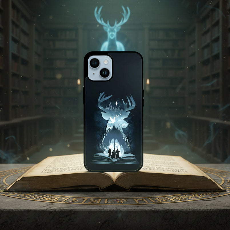 Harry potter deer (phone glass cover)