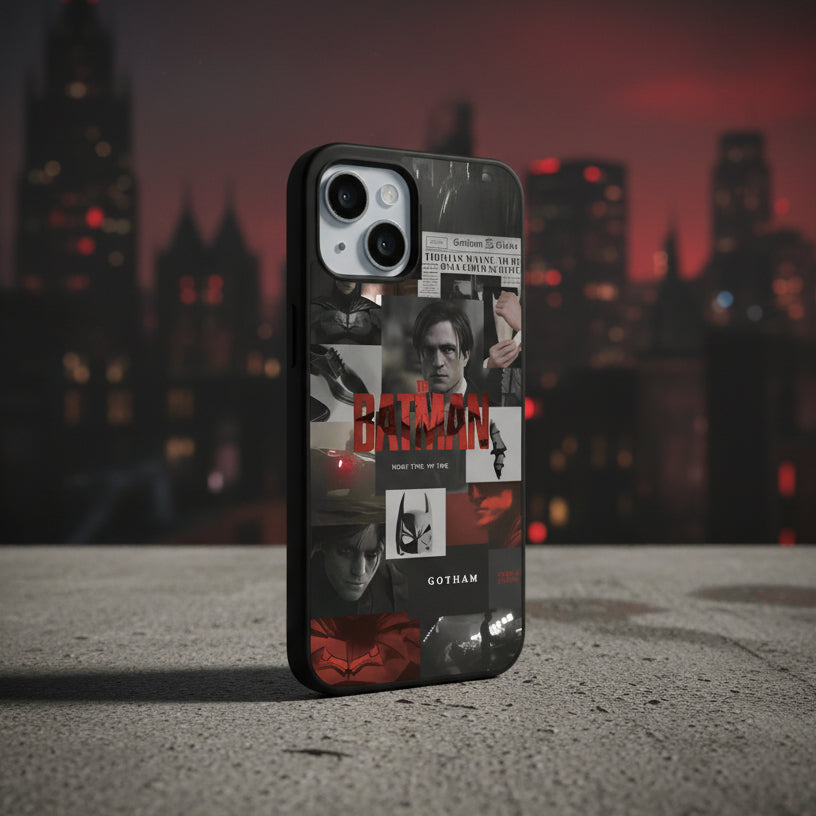Batman aesthetic (phone glass cover)