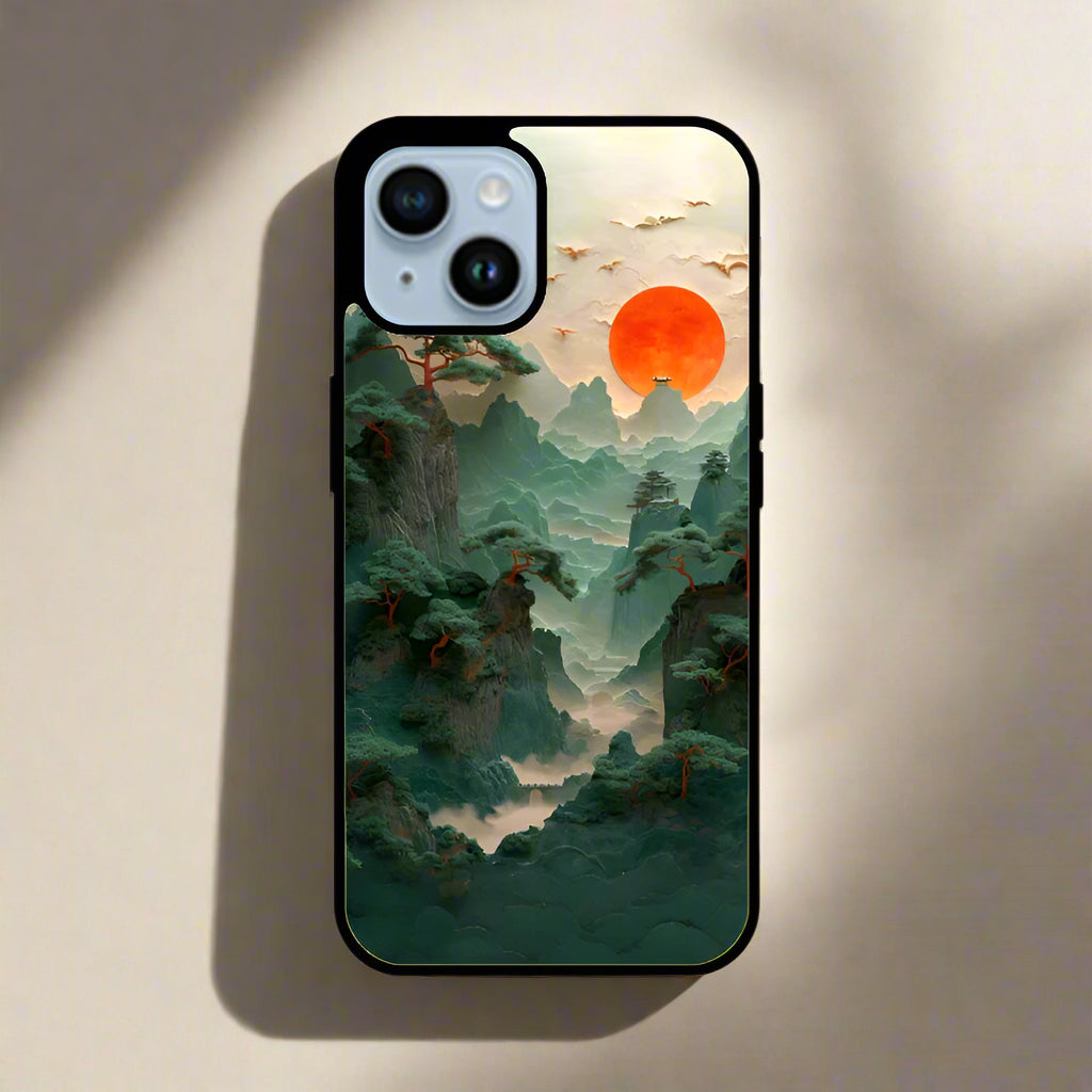 Japanese art (phone glass cover)