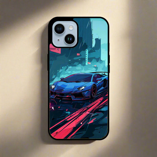 Lamborghini art (phone glass cover)