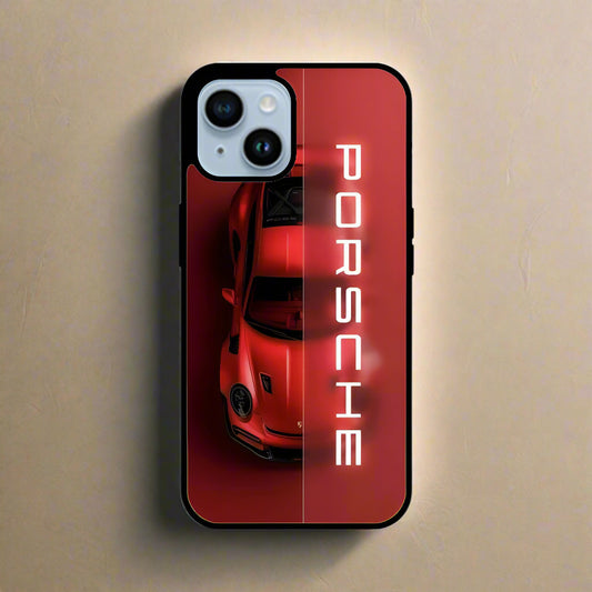 Porsche red blur (phone glass cover)