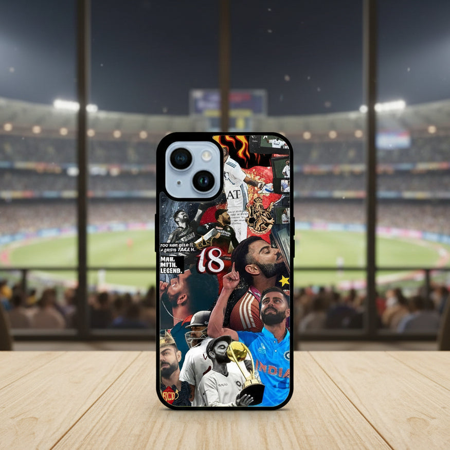 Virat kohli aesthetic (phone glass cover)