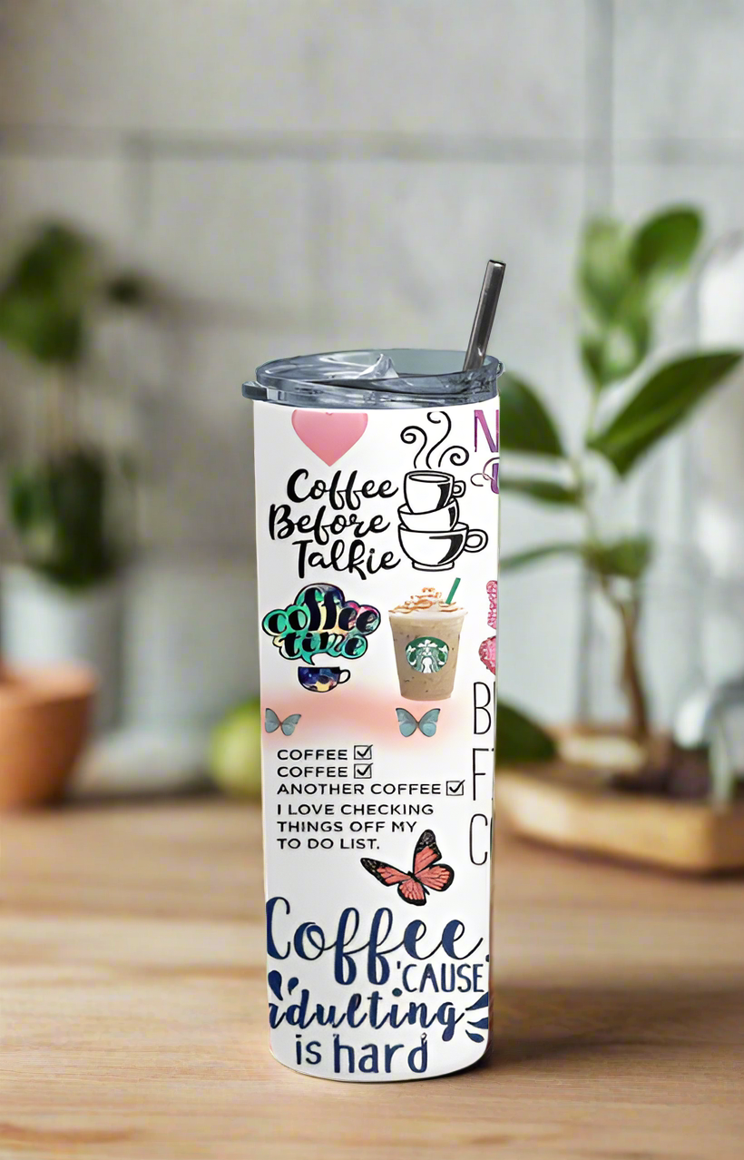 But first coffee tumbler
