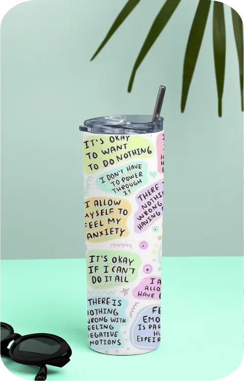 Mental breakdown tumbler