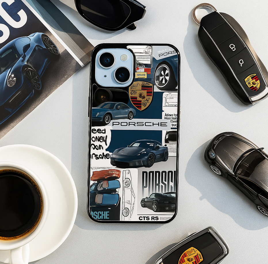 Porsche aesthetic (phone glass cover)