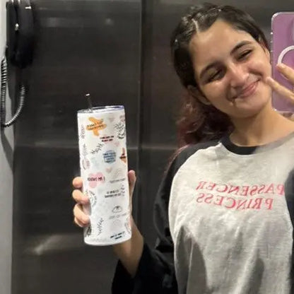 Daily affirmations tumbler