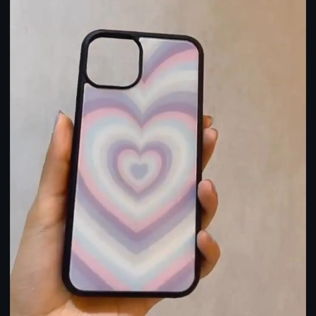Aesthetic heart (Phone glass case)