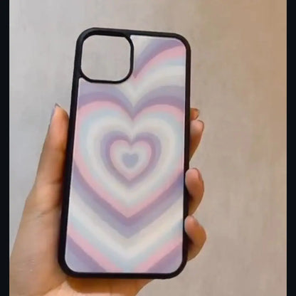 Aesthetic heart (Phone glass case)