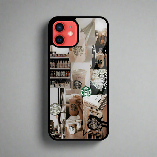 Cafe starbucks (phone glass case)