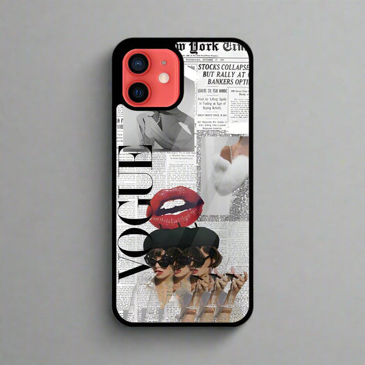 Vogue (glass phone case)