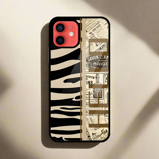 Zebra aesthetic (Phone glass cover)