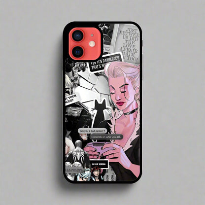 Bad person (Phone glass case)