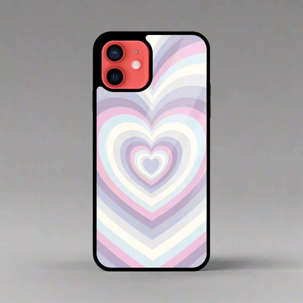 Aesthetic heart (Phone glass case)