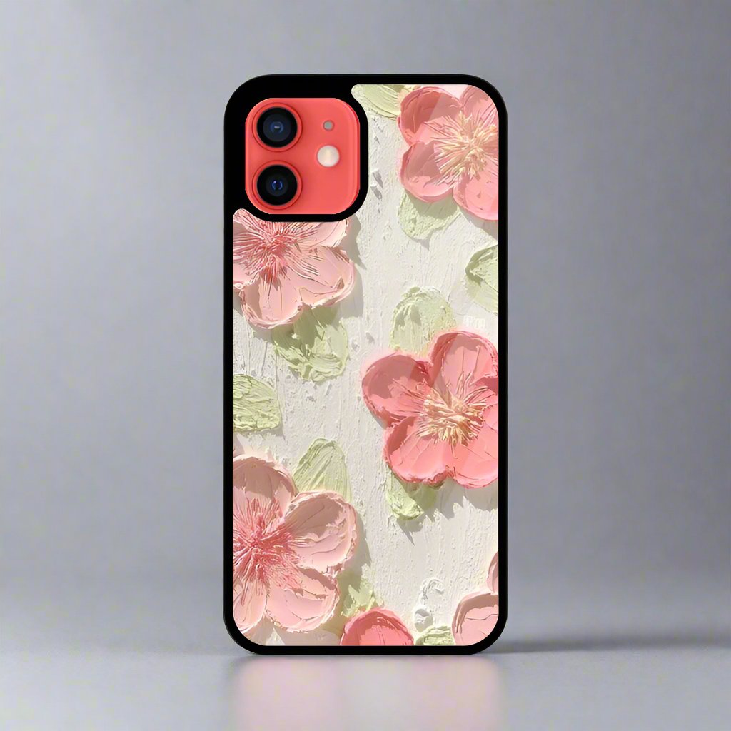 aesthetic flower canvas (glass cover)