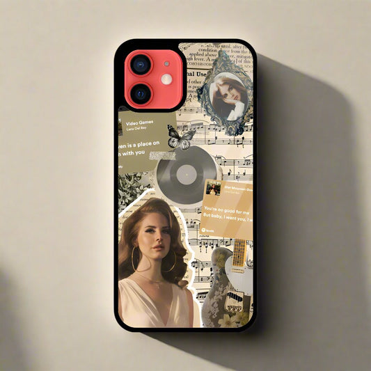 Lana del rey songs aesthetic (phone glass cover)