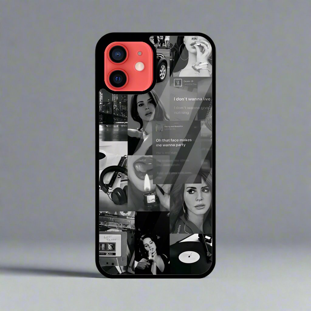 Lana del rey dark aesthetic (phone glass cover)