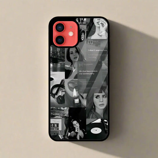 Lana del rey dark aesthetic (phone glass cover)