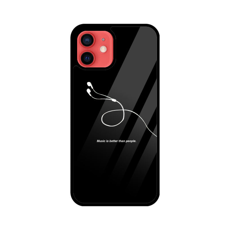 Music lovers dark (phone glass cover)