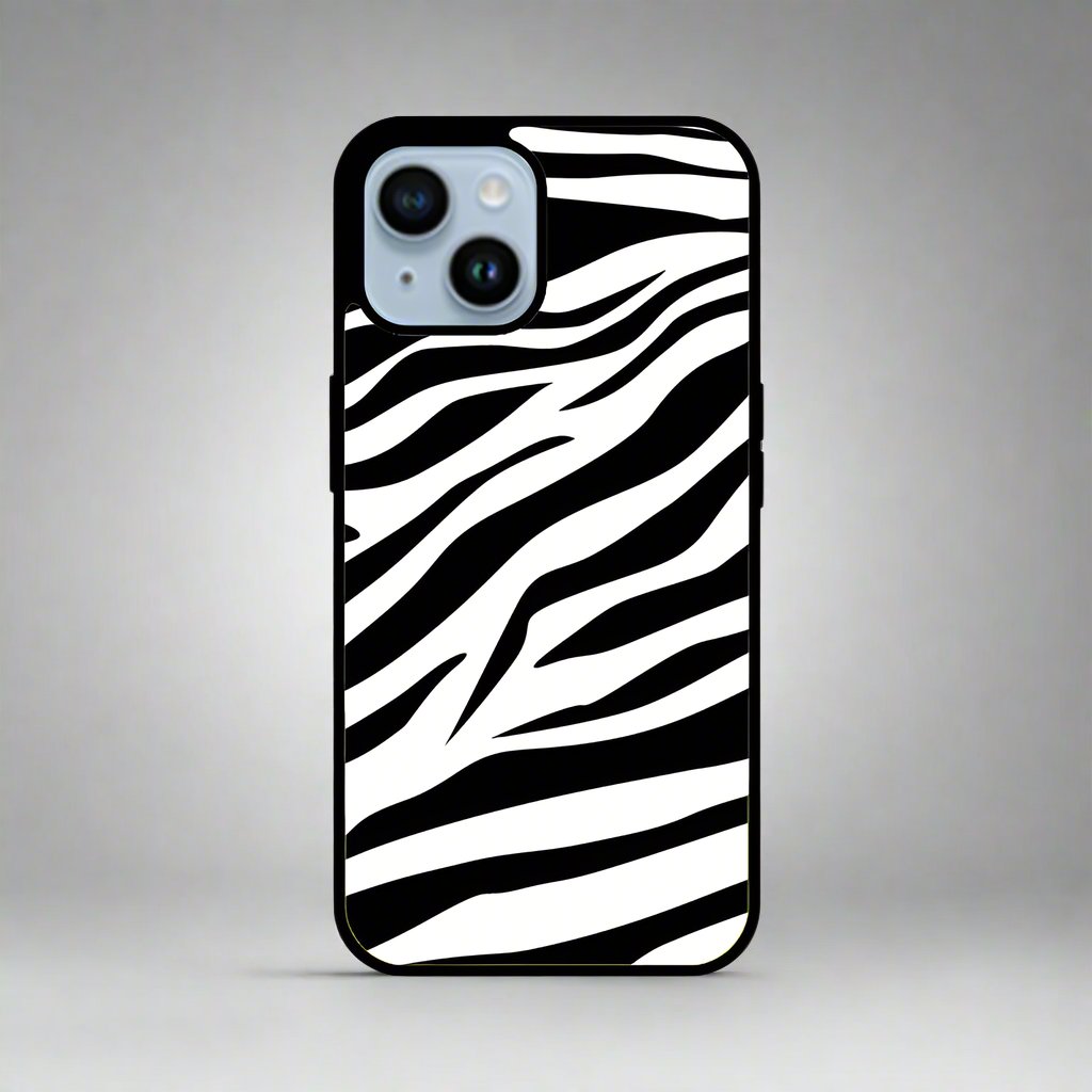 Zebra print classic (phone glass case)