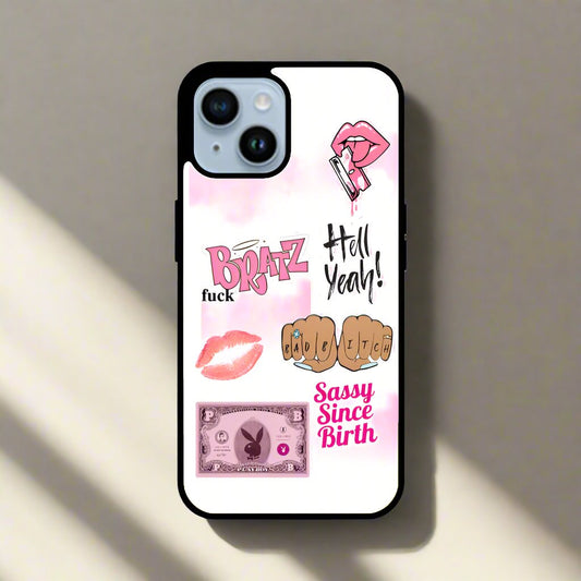 sassy bitch (Phone glass case)