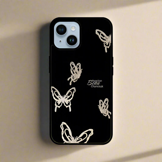 Butterfly dark (Phone glass cover)