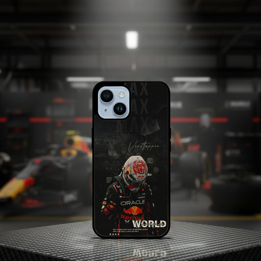 Max Verstappen inspired (glass phone cover)