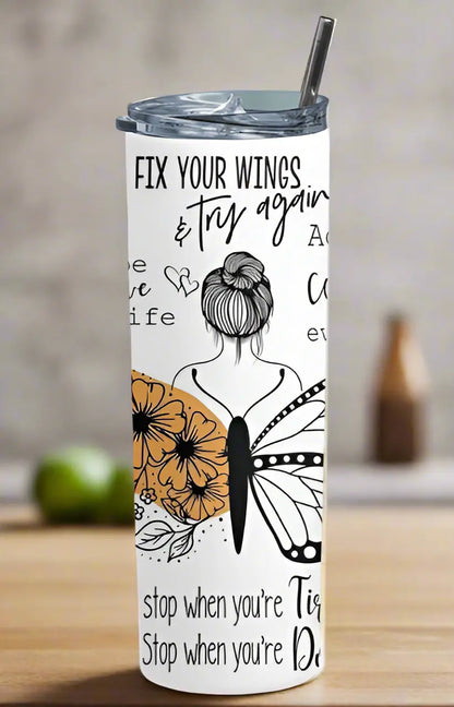 Fix your wings tumbler