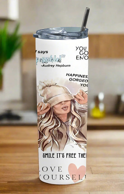 Love yourself tumbler