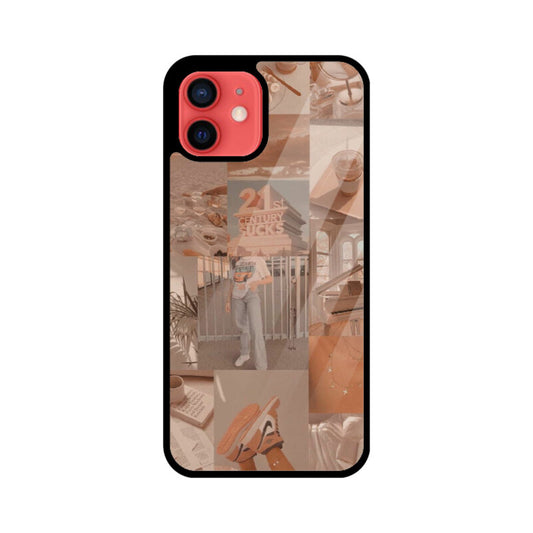 Brown aesthetic (Phone glass case) CoverMate