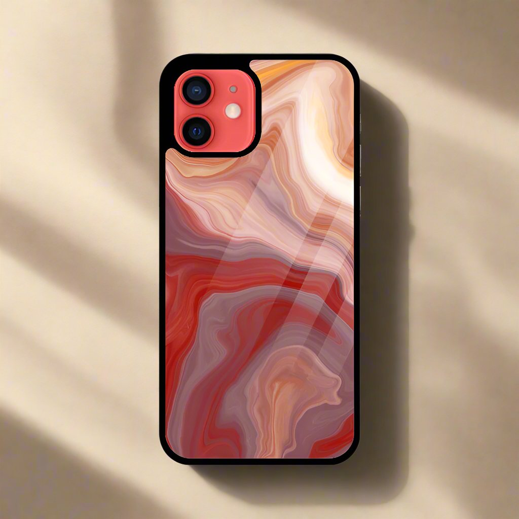 Lava red (Phone glass case) CoverMate