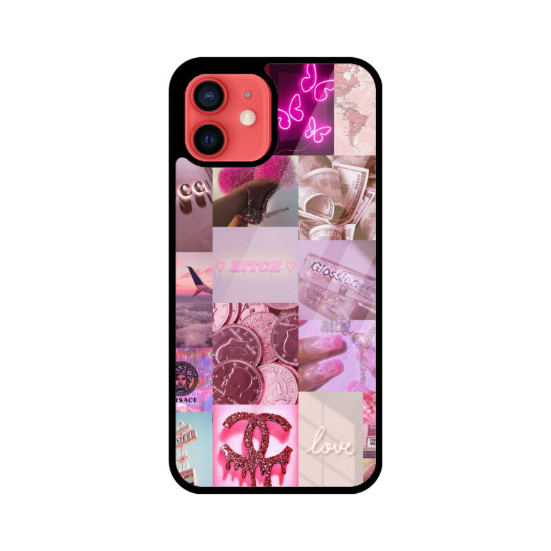 Pinkish Aesthetic (iPhone glass case) CoverMate