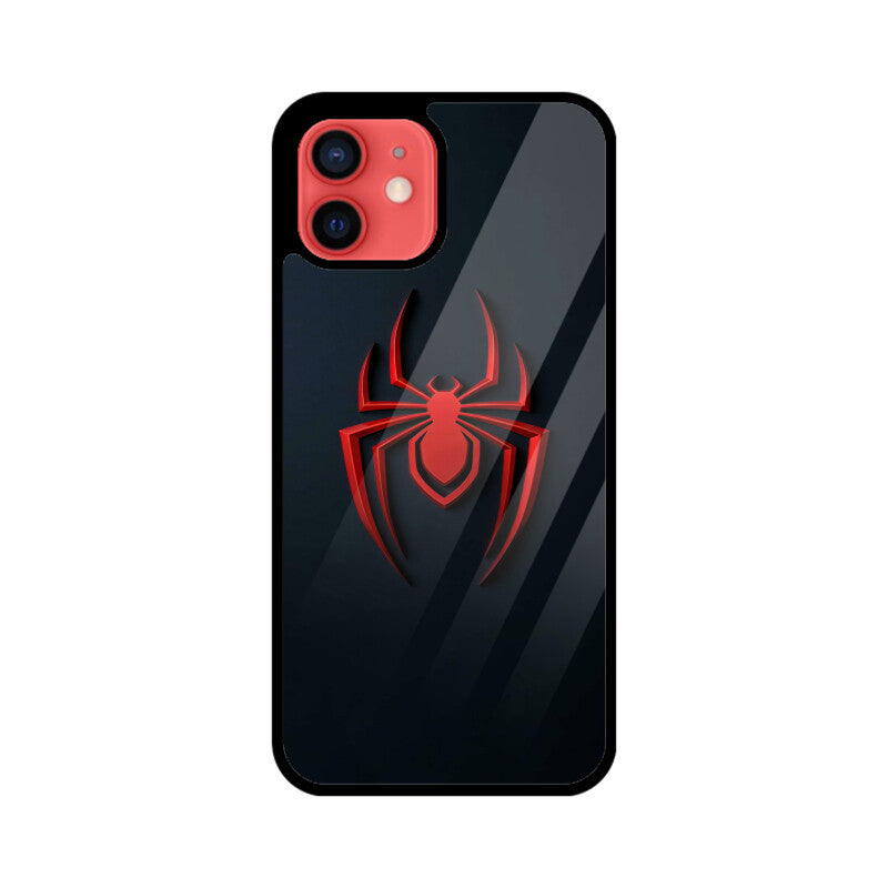 Spider man logo (iPhone glass case) CoverMate